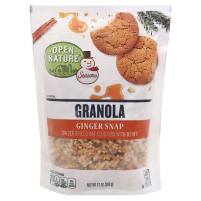 Open Nature Seasons Granola Ginger Snap - 12 OZ