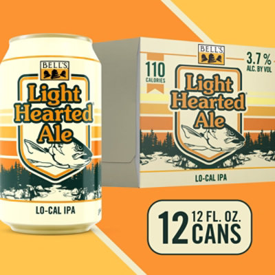 Bell's Light Hearted Ale Beer 4% ABV In Cans  - 12-12 Fl. Oz. - Image 1