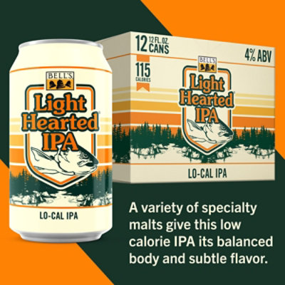 Bell's Light Hearted Ale Beer 4% ABV In Cans  - 12-12 Fl. Oz. - Image 3