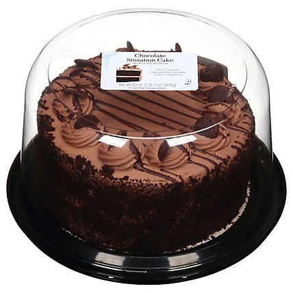 Chocolate Sinsation Cake Double Layer 7 Inch - 33 OZ - Image 1