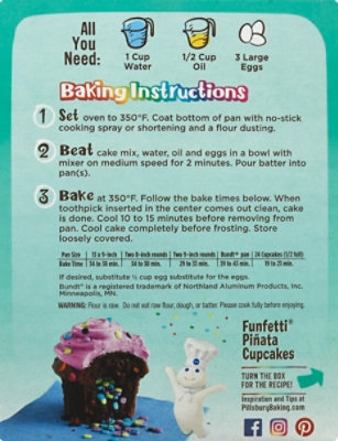 pillsbury cupcake mix