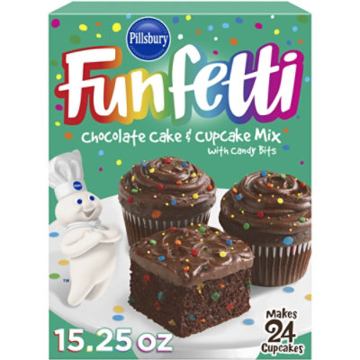 Pillsbury Funfetti Chocolate Cake Mix - 15.25 OZ - Image 1