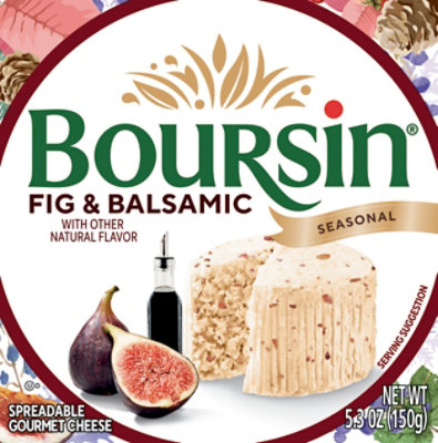 Boursin Fig & Balsamic Gournay Cheese - 5.2 Oz