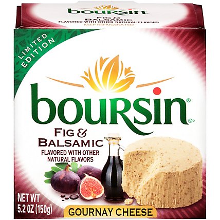 Boursin Fig & Balsamic Gournay Cheese - 5.2 Oz - Image 1