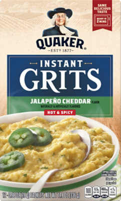 Quaker Hot & Spicy Jalapeno Cheddar Grit - 11.8 OZ - Image 2