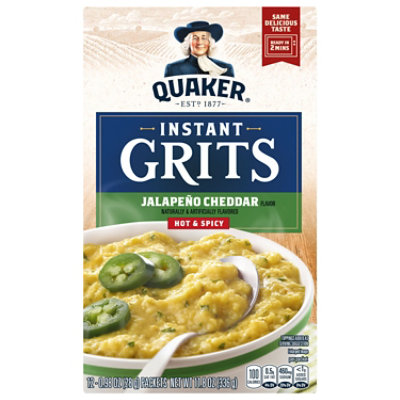 Quaker Hot & Spicy Jalapeno Cheddar Grit - 11.8 OZ - Image 1