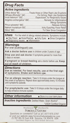 Forces Of Nature Immune Drops Allergy - 10 ML - Image 5