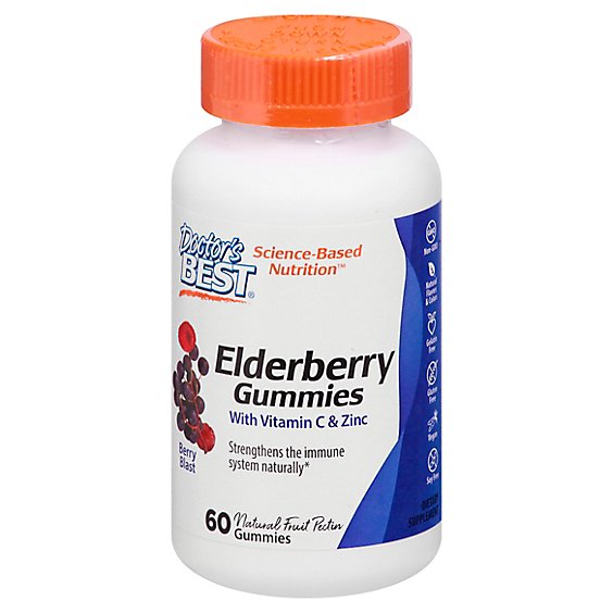 Drb Elderberry Vitamin C Gummies - 60 CT