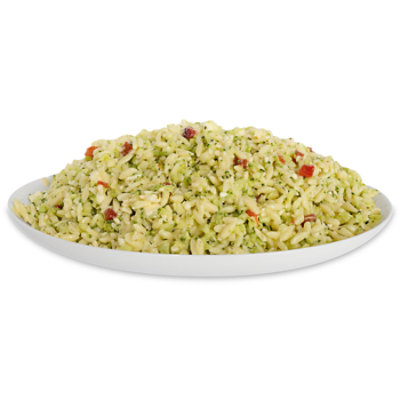 Broccoli Feta Orzo Salad With Red Pepper