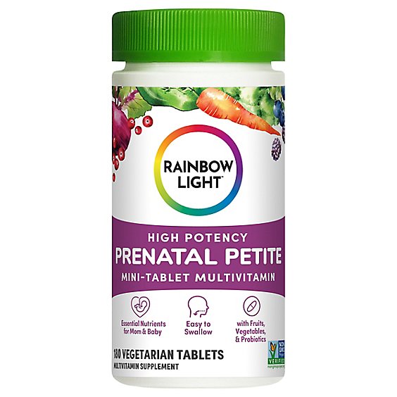Rainbow Light Prenatal Petite Mini Tabs - 180 CT