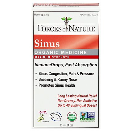 Forces Of Nature Immune Drops Sinus - 10 ML - Image 3