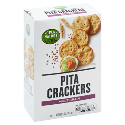 Open Nature Crackers Pita Multigrain 5 Oz Shaw S