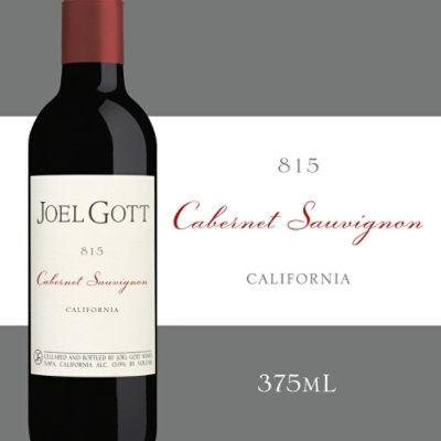 Joel Gott 815 Cabernet Sauvignon Red Wine 13.9% ABV Bottle - 375 Ml - Image 1