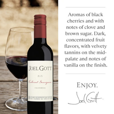 Joel Gott 815 Cabernet Sauvignon Red Wine 13.9% ABV Bottle - 375 Ml - Image 2