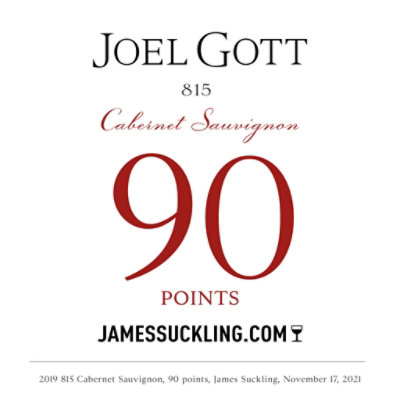 Joel Gott 815 Cabernet Sauvignon Red Wine 13.9% ABV Bottle - 375 Ml - Image 3