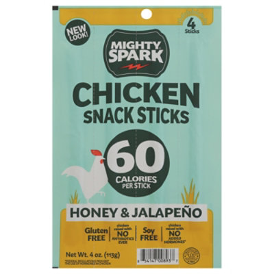 Mighty Spark Honey Jalapeno Chicken Snack Sticks - 4 OZ - Image 3