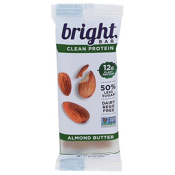 Bright Foods Protein Bar Almond Butter - 2.1 OZ