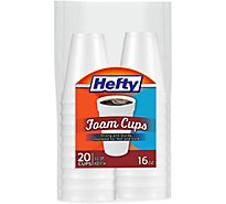 Hefty Cups Tableware 16 Oz Ounce White 20 Count - 20 CT