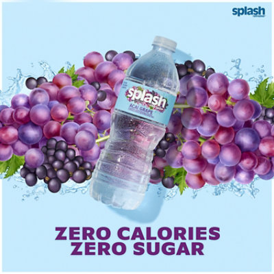 Splash Refresher Acai Grape Flavored Water - 6-16.9  Fl. Oz. - Image 2