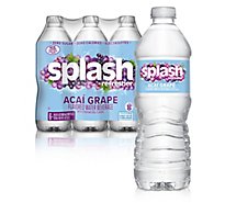 Nestle Splash Acai Grape Flavored Water - 6-16.9 FZ