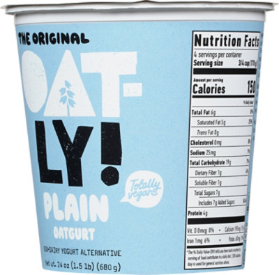 Oatly Oatgurt Plain - 24 OZ - Image 5