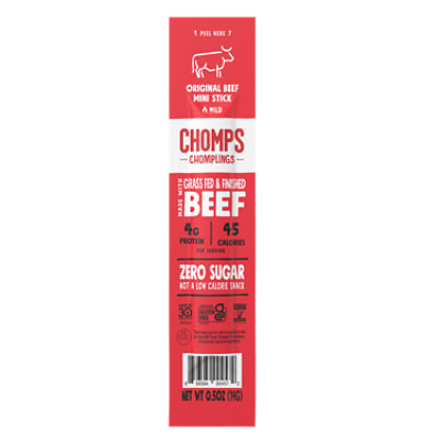 Chomplings Original Beef 5oz Snack Sticks 6 Ct - 3 OZ - Image 4