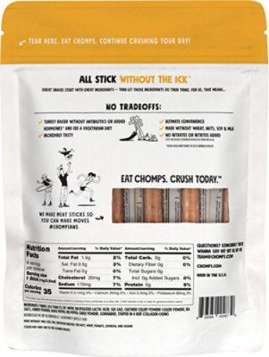 Chomplings Original Turkey .5oz 6ct Snack Sticks - 3 OZ - Image 5