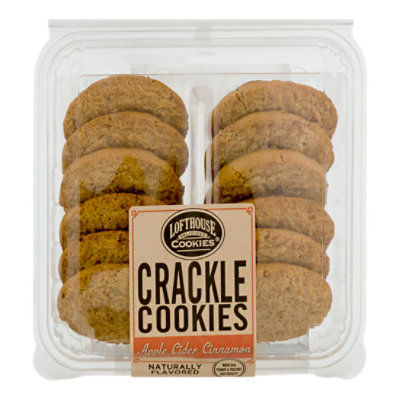 Apple Cider Cinnamon Crackle Cookies - 15 OZ