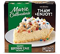Marie Callenders Confetti Birthday Cake Cream Pie Thaw And Serve, Frozen - 25 OZ