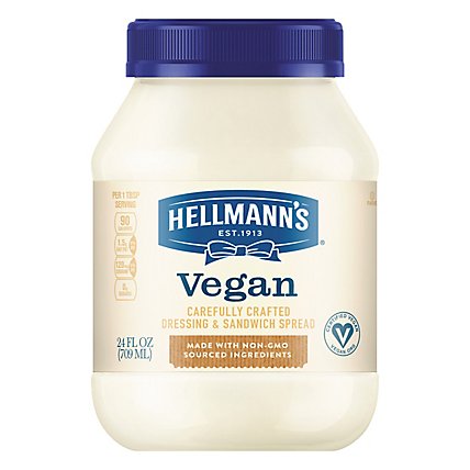 Hellmanns Vegan Dressing & Spread - 24 FZ - Image 1