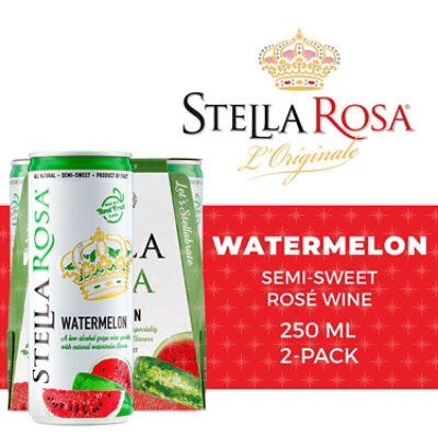 Stella Rosa Watermelon Semi Sweet Rose Wine - 2-250 Ml