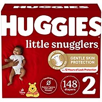 Huggies Little Snugglers Size 2 Baby Diapers - 148 Count - Image 2