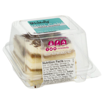 Ticklebelly Italian Tiramisu Mini Cake - 6.1 OZ