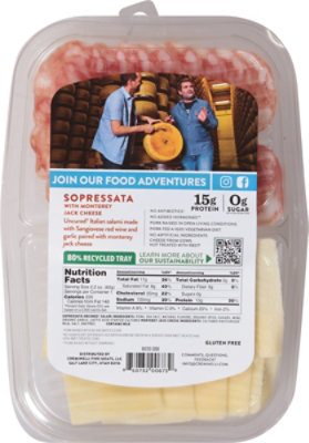 Creminelli Sopressata And Monterey Jack Cheese - 2.2 OZ - Image 6