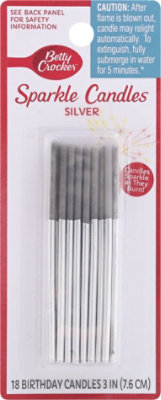 Bc Silver Sparkler Candle Ea - 18 CT - Image 2