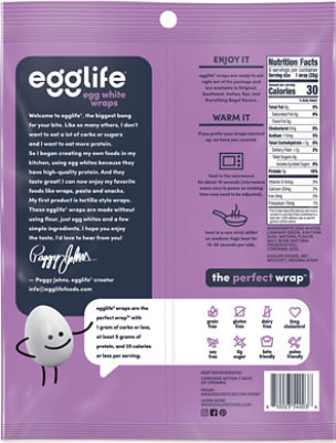 Egglife Egg White Wrap Rye Style - 20 CT - Image 6
