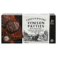 Force Of Nature Venison & Wagyu Beef Grass Fed Patties - 16 OZ - Image 3