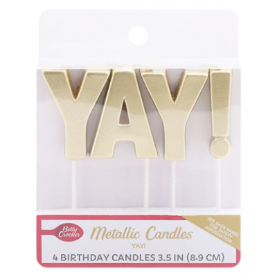 Bc Metallic Yay Candle Ea - 4 CT - Image 3