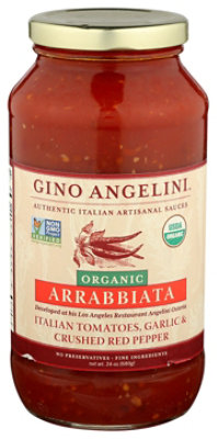 Gino Angelini Foods Arrabbiata Sauce Org - 24 OZ
