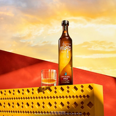 Milagro Anejo Tequila - 750 ML - Image 2