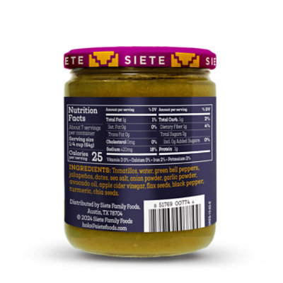 Siete Green Enchilada Sauce - 15 Oz - Image 5