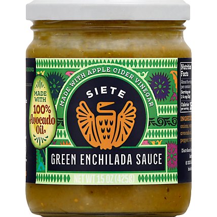 Siete Green Enchilada Sauce - 15 Oz - Image 2