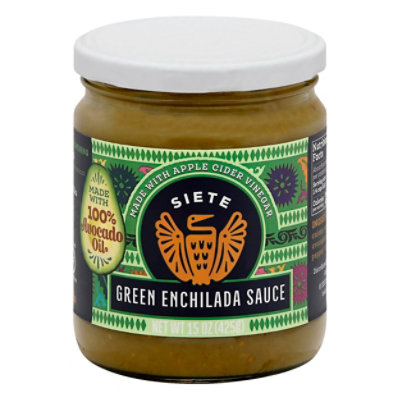 Siete Green Enchilada Sauce - 15 Oz