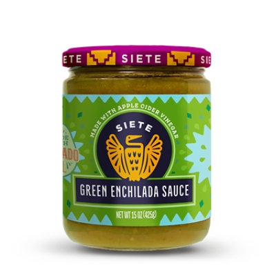 Siete Green Enchilada Sauce - 15 Oz
