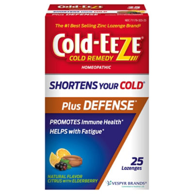 Cold Eeze Plus Defense Citrus W Elderberry Lozenge - 25 CT - Image 3