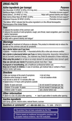 Cold Eeze Plus Defense Citrus W Elderberry Lozenge - 25 CT - Image 4