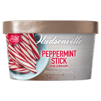 Hudsonville Peppermint Stick Ice Cream - 48 Oz - Image 1