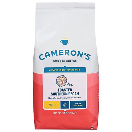 Camerons Toasted Southern Pecan Ground Coffee - 32 OZ - Image 3
