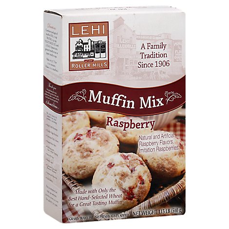 Lehi Roller Mills Raspberry Muffin Mix - 1.13 LB