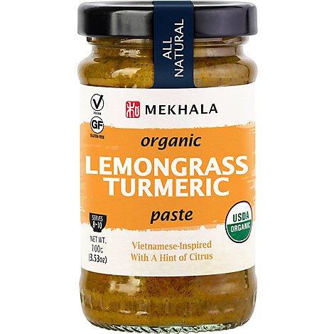 Mekhala Lemongrass Paste Tumeric - 3.53 OZ